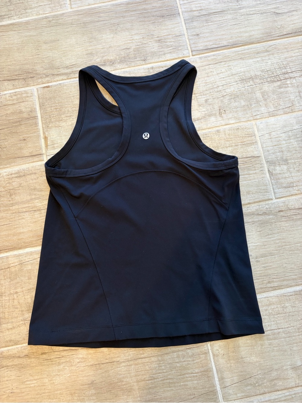 lululemon athletica Black Racerback Workout Tank - Picture 2 of 2